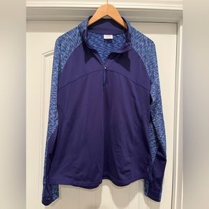 Danskin Now Women’s Jacket. XL. Blue.